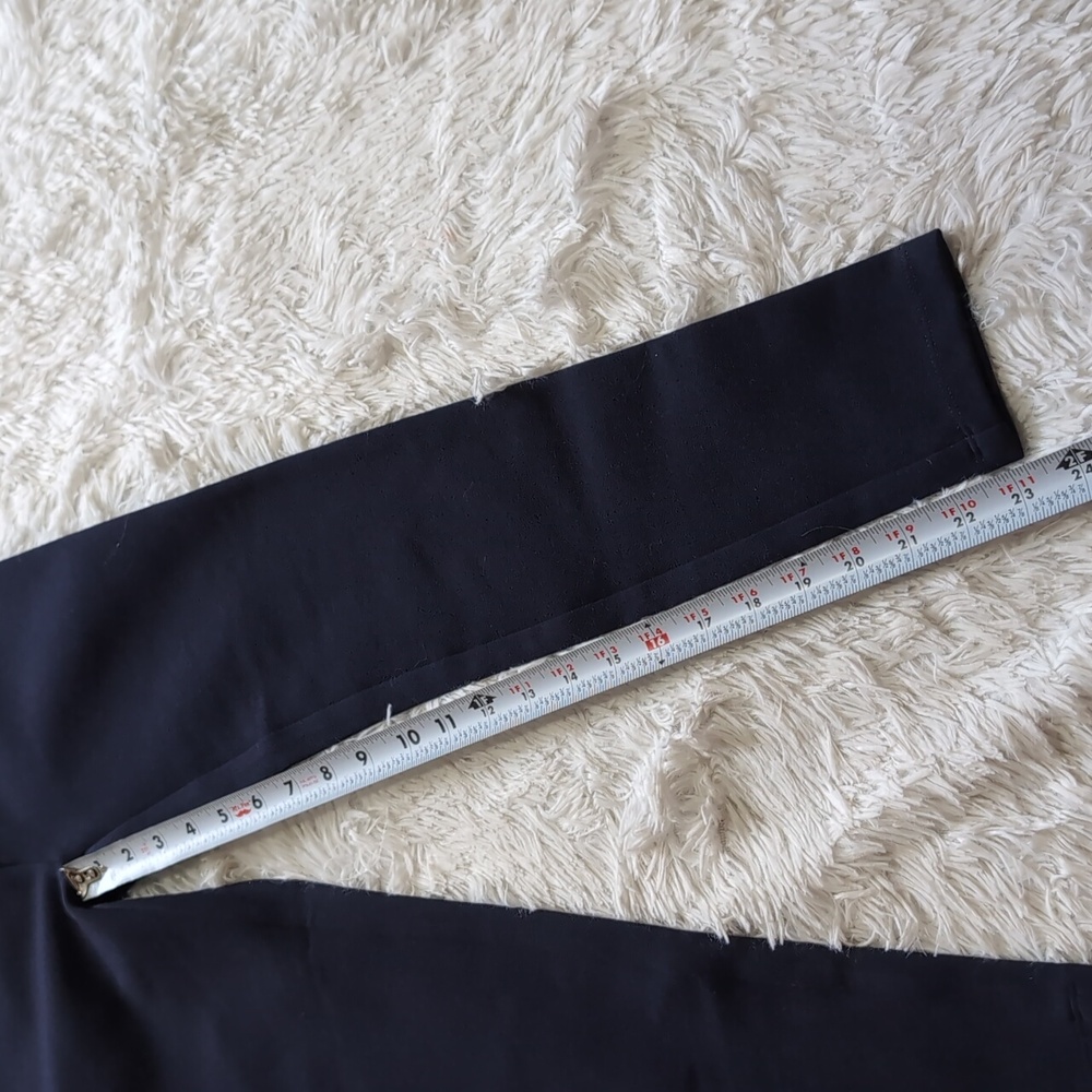 NWT Loft Navy Blue High Waisted Sliming Ponte Layering Leggings Size XXS Petite - Picture 11 of 11